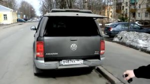 автоматическая дверь кунга на VW Amarok