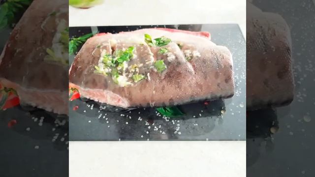 Запечённая горбуша