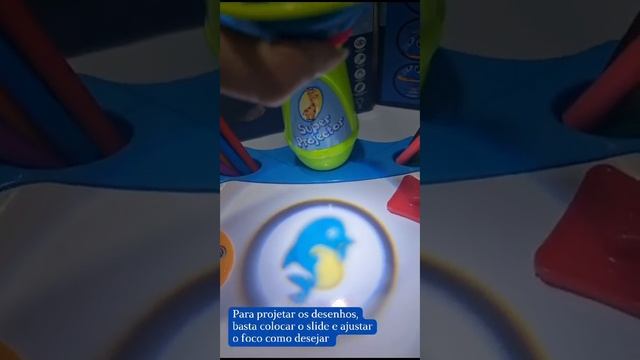 Mesa Infantil com Refletor Projetor Para Desenhar Azul #dicas