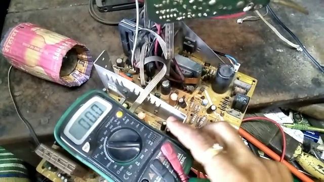 110 Voltage line drop problem in china crt tv. / TV on problem. смотреть онлайн