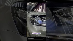 Volkswagen Polo Sedan 2019 установка Bi-led линз Kamiso T9 в рефлекторную фару.