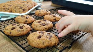 Домашнее печенье с шоколадом / Американское печенье Кукис.