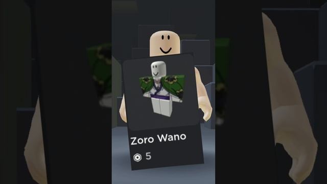 How to Make Zoro in Roblox