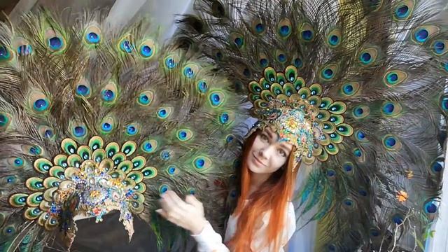 Короны из перьев павлина #ЛисьяМастерская