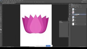 Abstract Lotus Flower in Photoshop CC | Digital Art Video