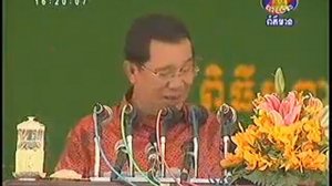 Hun Sen boasting about birds following him everywhere he goes