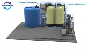 Система промышленной водоподготовки производительностью 5м3/ч