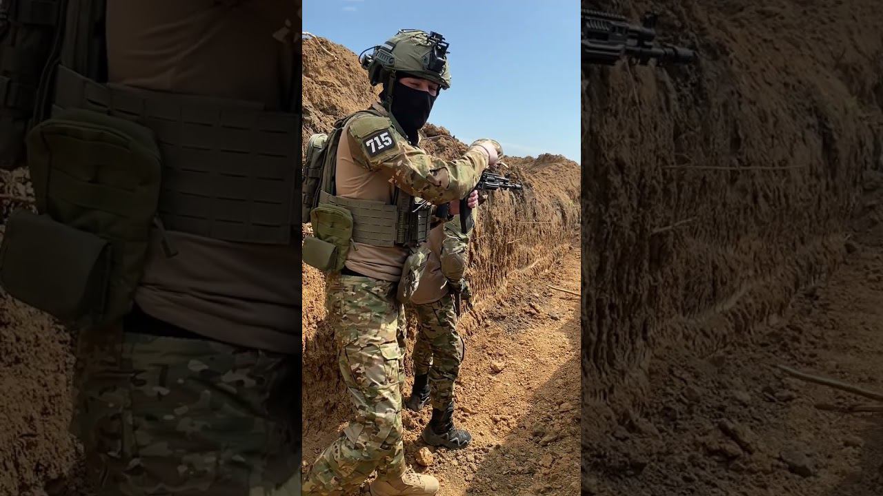 Работа в двойке / Тактическая стрельба / Стрельба в паре #армия #военные #715team смотреть онлайн