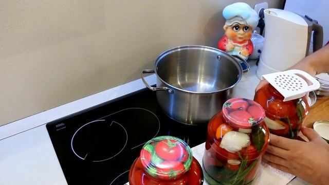 ▶️ПОМИДОРЫ на зиму-лучший рецепт. Хранить можно дома.