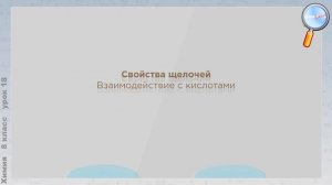 Химия 8 класс (Урок№18 - Химические свойства оснований.)