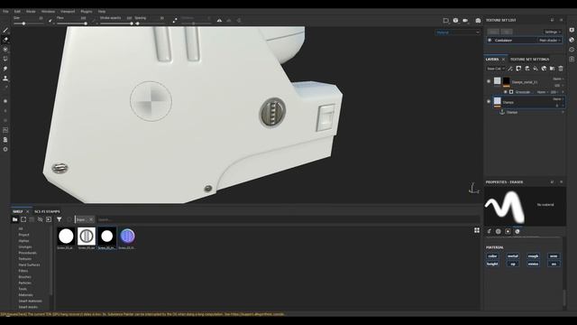 Использование собственных масок и штампов в Substance Painter смотреть онлайн