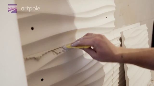 Монтаж 3D панелей ArtPole | Стильный дом Кемерово