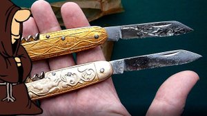 Новые складные ножи СССР с хранения в масле. Лучший подарок на Новый год / USSR knife collection