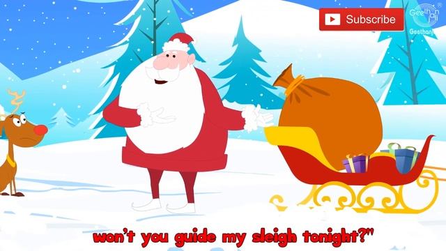 Rudolph The Red Nosed Reindeer Christmas Carols With Lyrics – смотреть ...