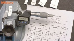 Outside Micrometer Calibration - How to Calibrate - Mitutoyo