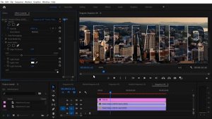 Как сделать СТЕКЛЯННЫЙ ТЕКСТ в Adobe Premiere pro
