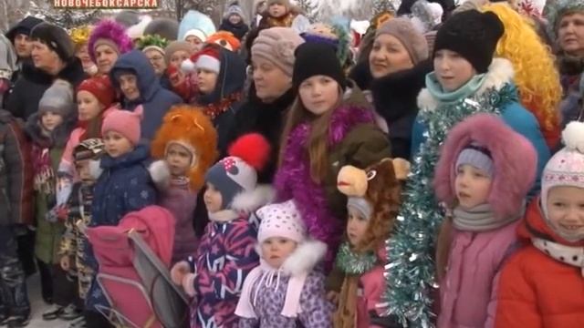Шествие Дедов Морозов в Новочебоксарске