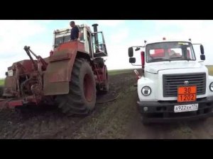 Три Трактора к744р Культивация пара замена масла в КПП (Сезон 2019)