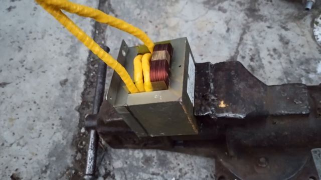 подготовка трансформатора для точечной сварки. смотреть онлайн