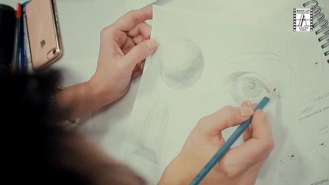 Студия визажа и стиля Make-up Atelier Paris. Занятие по академическому рисунку смотреть онлайн