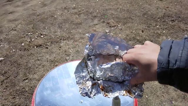 Солнечная кухня. Люляки в фольге.
