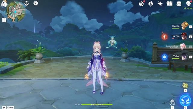 C0 Yaoyao vs C0 Kokomi Healing Comparison Genshin Impact Patch 3.4