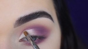 Dominique Cosmetics Latte Palette | Purple Eye Makeup Tutorial