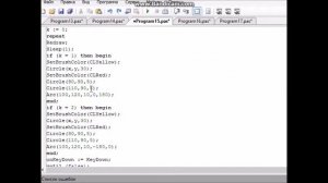 Анимация от нажатия клавиши в паскале ABC