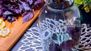 ♥️Reyhan kompotu🌱👍🏻Компот из базелика🍹