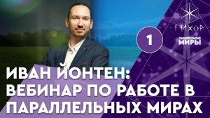 #28 Иван Йонтен. Вебинар по работе в параллельных мирах