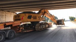 Transporting The Caterpillar 992G, Liebherr 976, And Terex RHter30 - Fasoulas Heavy Transports