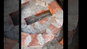 Кладка кирпича для тандыра