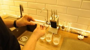 Измерение качества воды после установки фильтра обратного осмаса