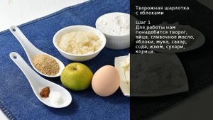Творожная шарлотка с яблоками . Рецепт от шеф повара Максима Григорьева