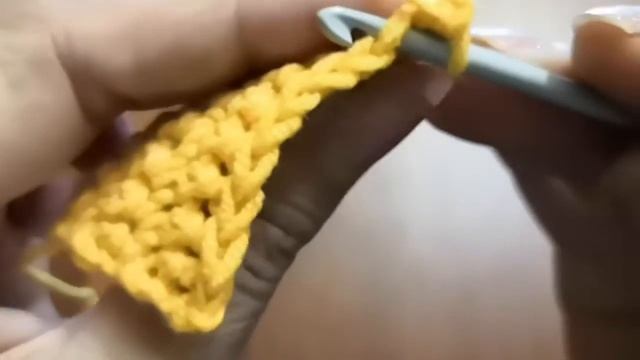 Рельефные столбики без накида. Крючок.