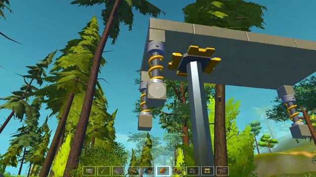 видео как построить машину в Scrap Mechanic #1 смотреть онлайн