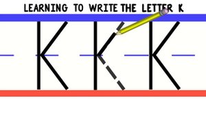 Write the Letter K