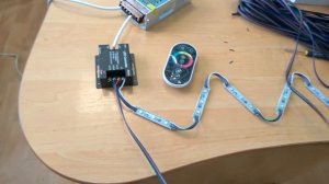 Подключение модулей RGB 0.72 w к контроллеру