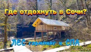 Где отдохнуть в Сочи? ЛЕС глэмпинг и СПА