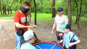 Уличный турнир Beyblade Turbo battle Big Stadium канал МишанЯ против Стас АнтистрессVb