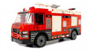 Собираем Пожарную машину из LEGO - конструктор Qman 12022