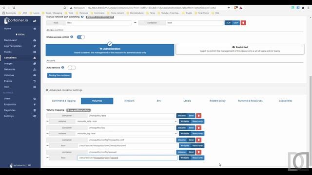05. Mosquitto, autenticazione e docker - Migrazione OpenHAB 3 - Home Automation System ITA - sub EN смотреть онлайн