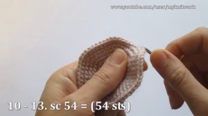 Вязаная игрушка крючком. Вяжем подушку - овечку. Knitted toy hook. Knit pillow - sheep.Часть 3.