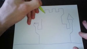 Как поэтапно нарисовать ЗАМОК для начинающих и детей? How to DRAW a CASTLE
