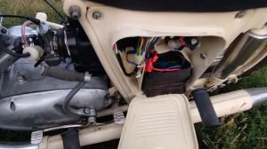 Тестируем свет на мотоцикле Иж (система CDI зажигания)