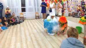 Весёлое Крио шоу (сухой лёд) для детей.