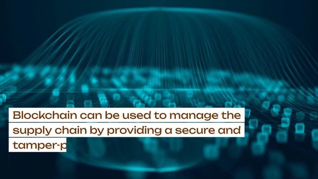 Revolutionizing Logistics using Blockchain's Game-Changing