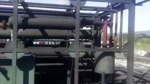 Пиролизная установка ПП 40/10 . Pyrolysis plant PP 40/10 (cyclic).  Переработка РТИ.