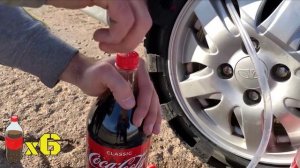 ЭКСПЕРИМЕНТ: КОЛА и МЕНТОС в КОЛЕСЕ