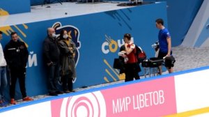 Тренировка Анастасии Мишиной и Александра Галлямова на 3 этапе Кубке России